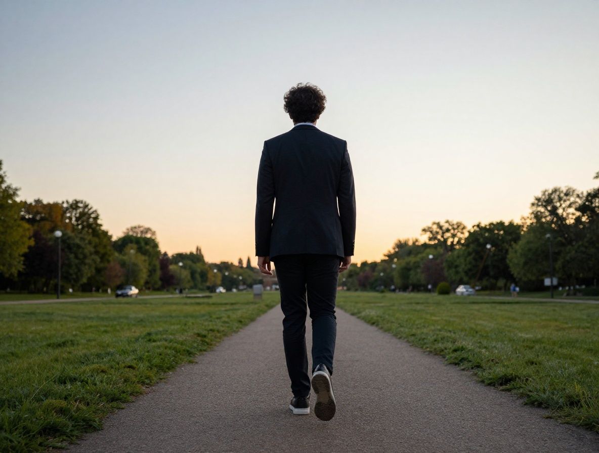 Personne pratiquant des étirements légers et doux dans un environnement intérieur calme et lumineux, lumière naturelle venant de la fenêtre, tenue de sport sobre